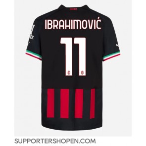 AC Milan Zlatan Ibrahimovic #11 Hemma Matchtröja 2022-23 Kortärmad